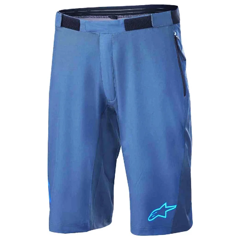 Firm elbow pads-cycling clothing with swift hooks-Pantaloncino Alpinestars Mesa - Blu