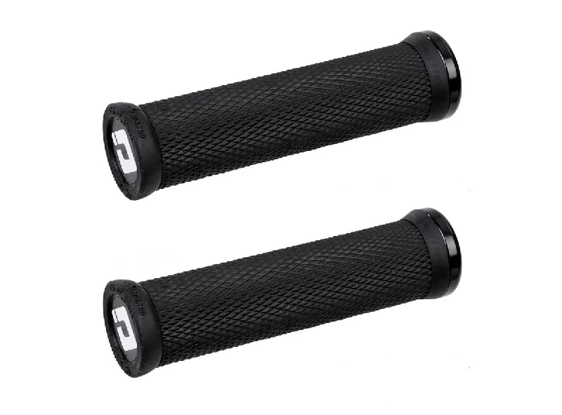 low-profile wear-resistant grips-Lightweight frame sack-ODI Elite Motion Lock-On Grips - Black