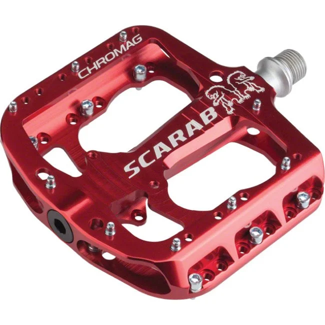 Airy trail bandana-Chromag Scarab Platform Pedals - Red