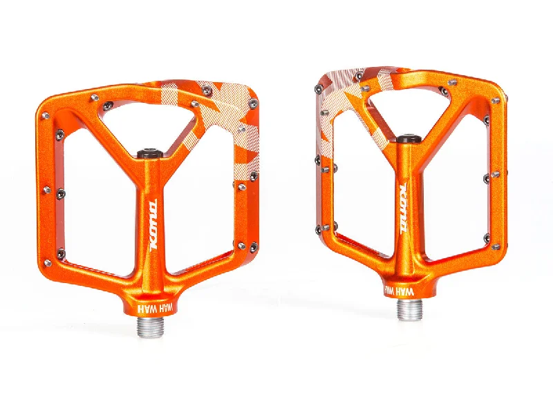 Cooling bike scarf-Kona Wah Wah 2 Alloy Platform Pedals - Orange