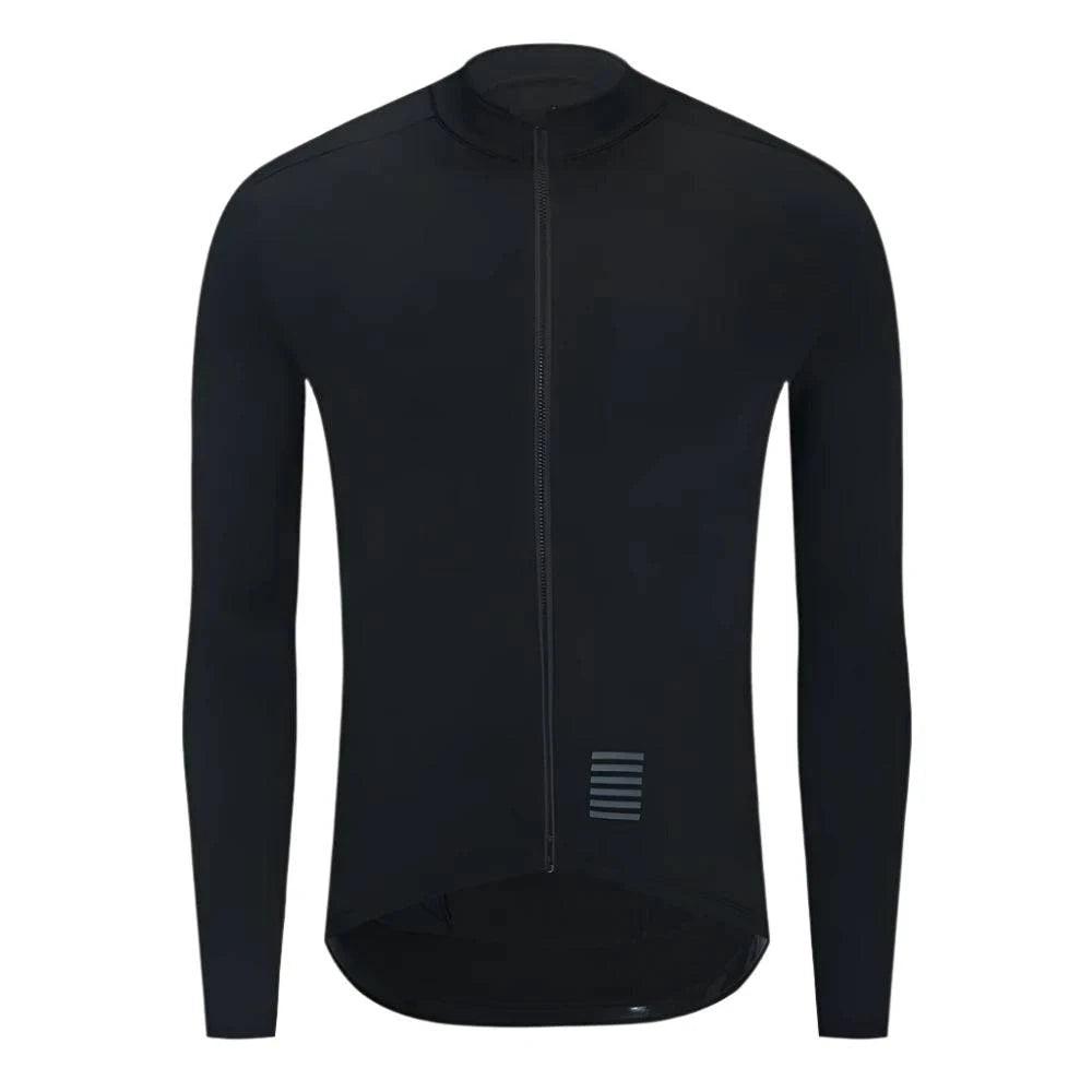 Neon trail guard-elegant cycling clothing trends-Winter Cycling Jersey Men Thermal Fleece MTB Bicycle Clothing Long Sleeve Warm Road Tops Bike Cycling Jersey For 5-15℃