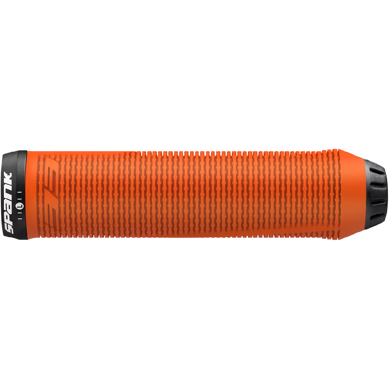 composite torque-resistant grips-Thin hydration vest-Spank Spike Grips 33 - Orange