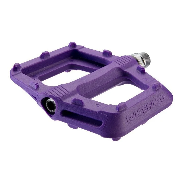 Thin shoe covers-Race Face Ride Flat Pedals - Purple