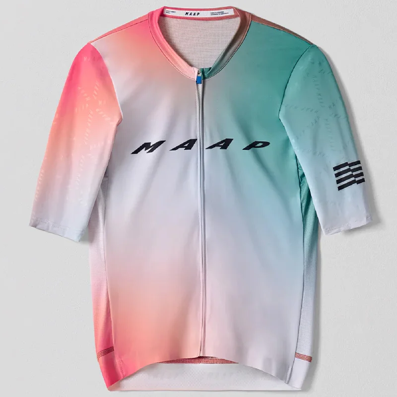 Durable seat sack-cycling clothing for damp areas-Maglia Maap Blurred Out Pro Hex - Rosa verde