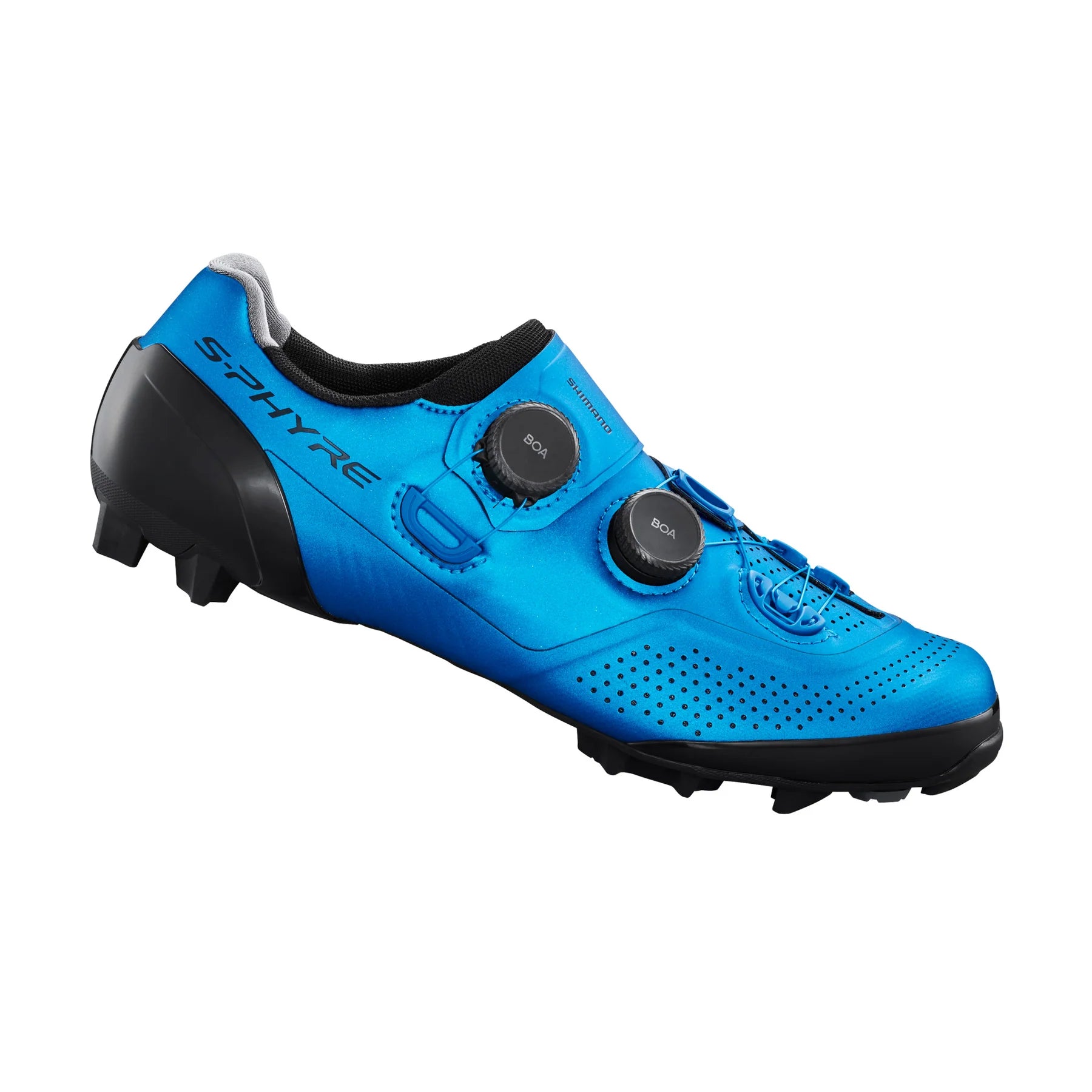 Compact trail gear-cycling clothing for fierce workouts-Shimano XC902 S-Phyre SPD XC MTB Shoe - Blue