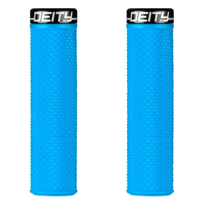 commuter pliable grips-Thin seat cover-Deity Components Supracush Grips - Blue