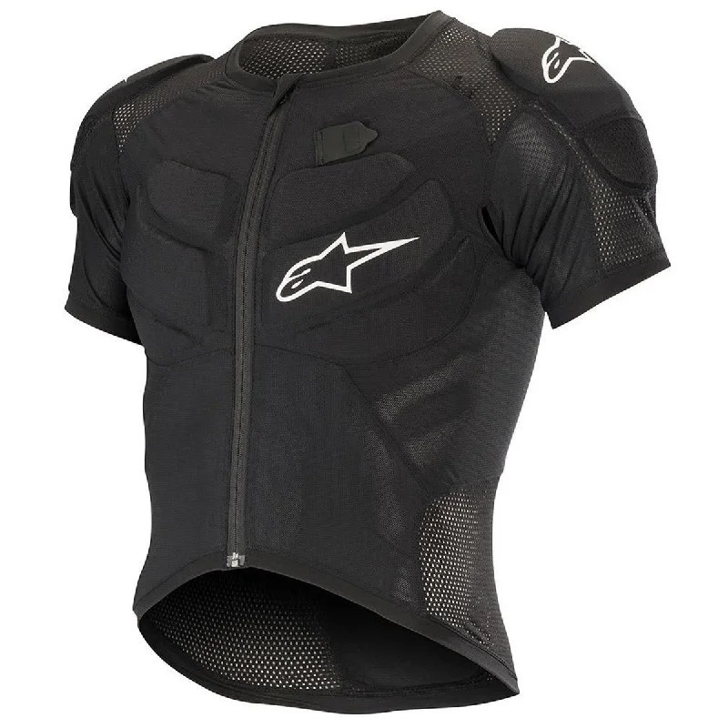 Airy trail tank-cycling clothing for slim frames-Protezione giacca maniche corte Alpinestars Vector Tech - Nero