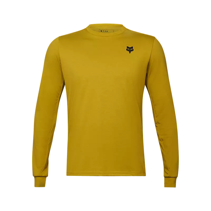 Hard-wearing MTB boots-cycling clothing for brutal land-Fox Racing Ranger Dri Release Mid Long Sleeve MTB Jersey - Mustard