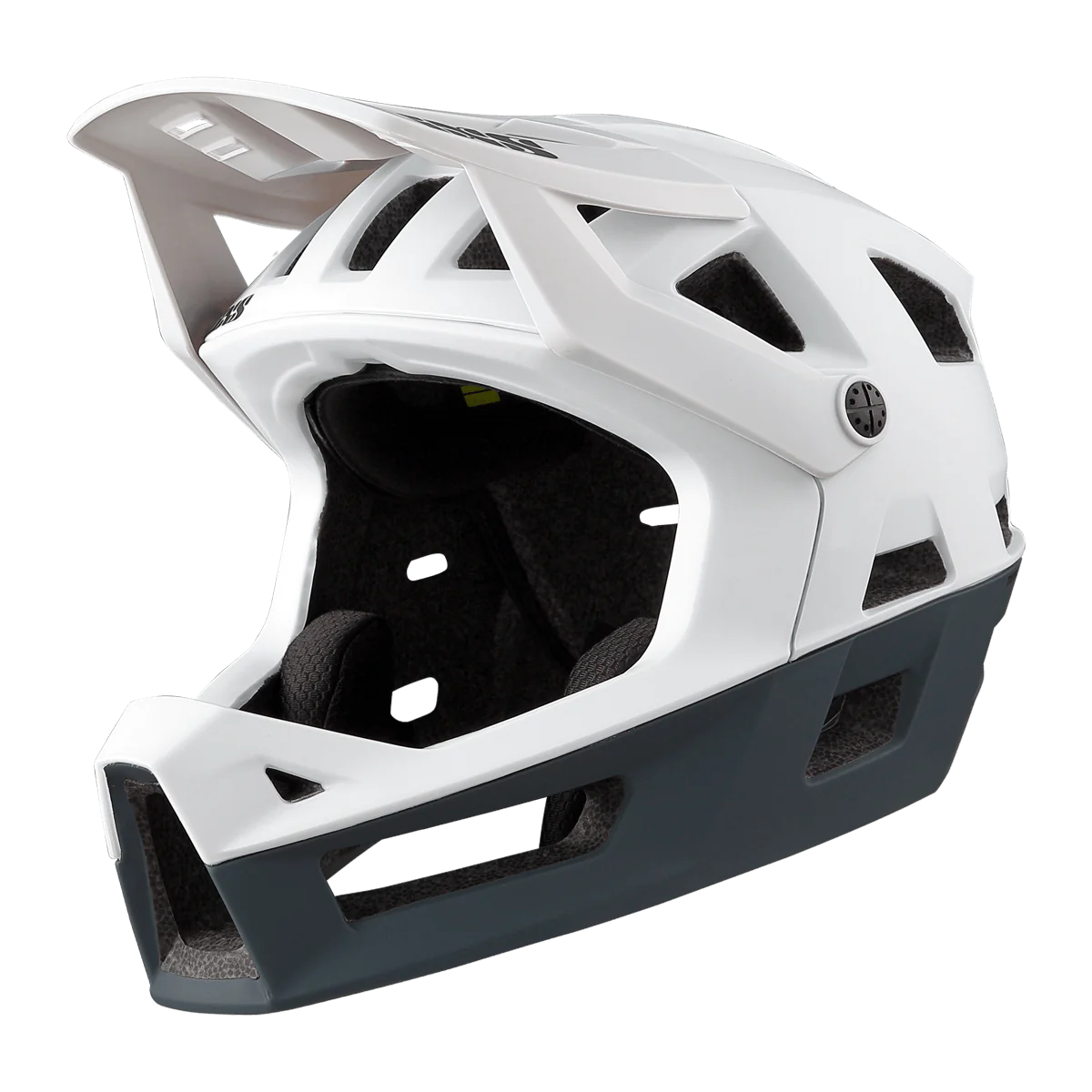 Airy trail tank-Bicycle helmet garb bond-iXS Trigger Full Face Helmet - White