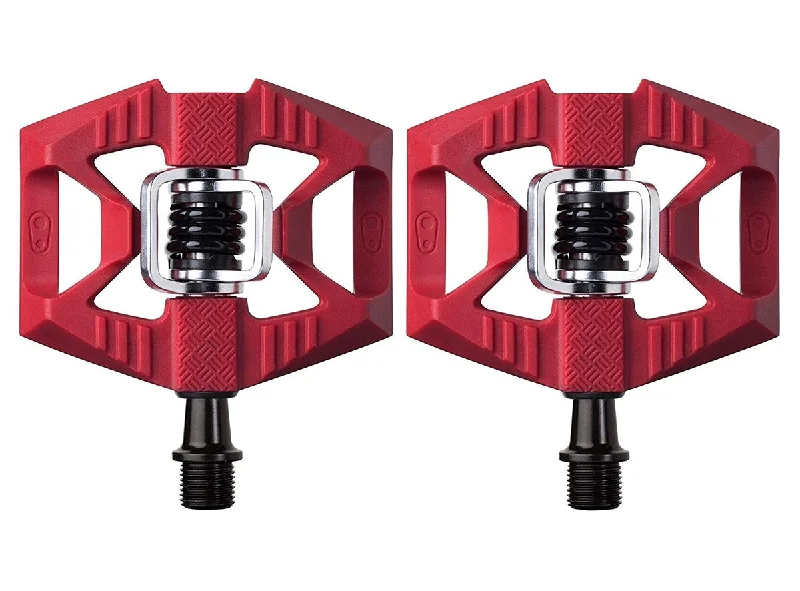 Lightweight rain shell-Crank Brothers Double Shot 1 Hybrid Pedals - Red