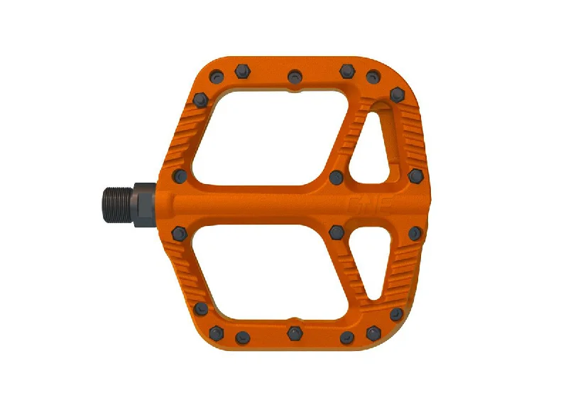 Soft MTB gloves-OneUp Comp Platform Pedals - Orange