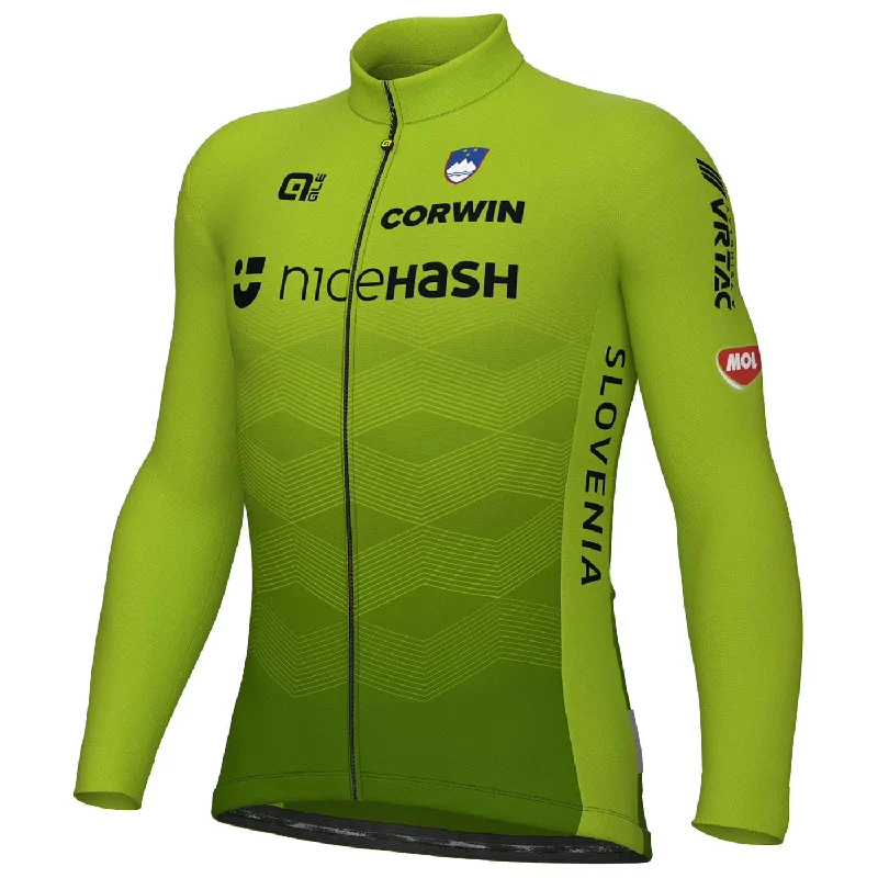 Soft trail jersey-cycling clothing with fierce rides-Maglia maniche lunghe Ale Nazionale Slovenia 2024