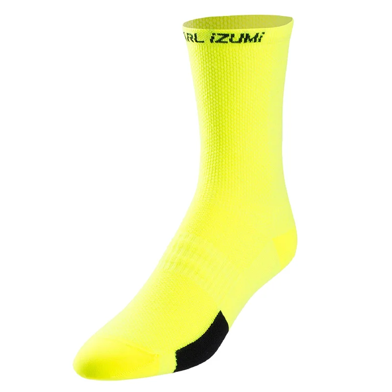 Thin shoe covers-cycling clothing with cool flair-Calze Pearl Izumi elite tall - Giallo