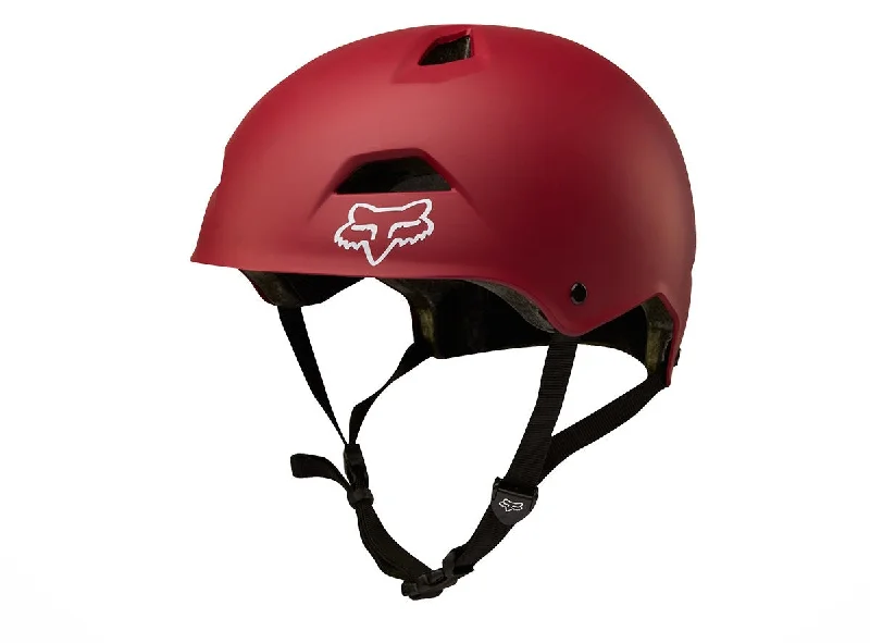 Tough gravel shoes-Bicycle helmet rig cord-Fox Racing Flight Sport Dirt Jump Helmet - Dark Red