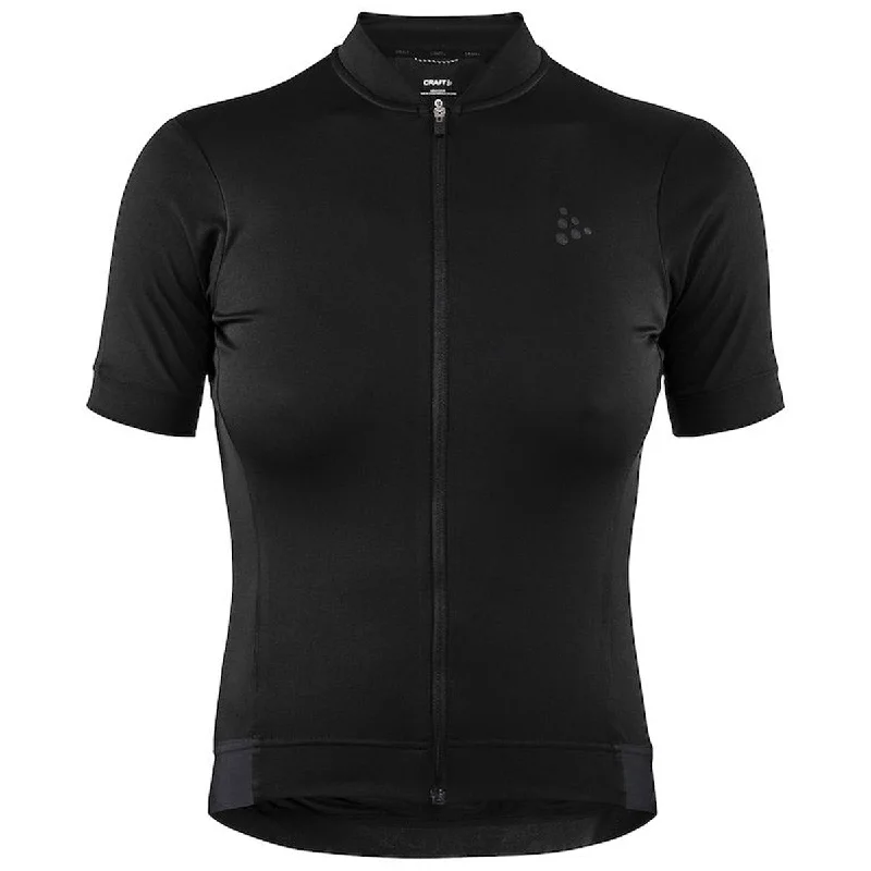 Thin bike rain shell-cycling clothing for rocky routes-Maglia donna Craft Essence - Nero