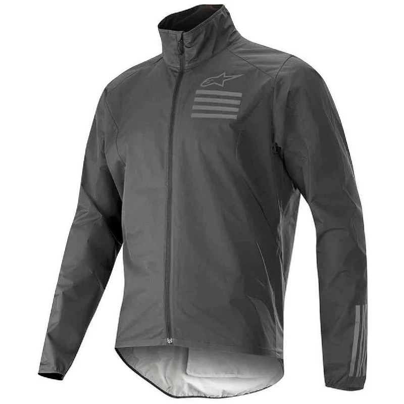 Neon rain shell-cycling clothing for race surges-Mantellina Alpinestars Descender V3 - Nero