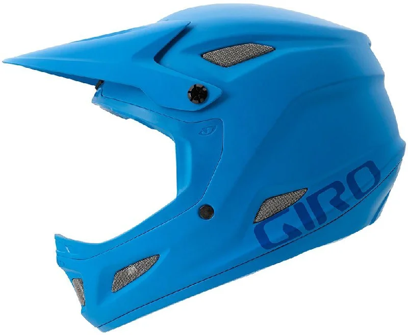 Thin bike anklets-Bicycle helmet shroud fun-Giro Cipher Full Face Helmet - Matt Blue