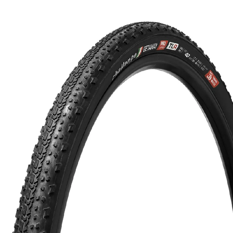 Thin trail laces-Tough trail bandana-Challenge Tire Getaway Pro TLR Tire 700 x 40 Black