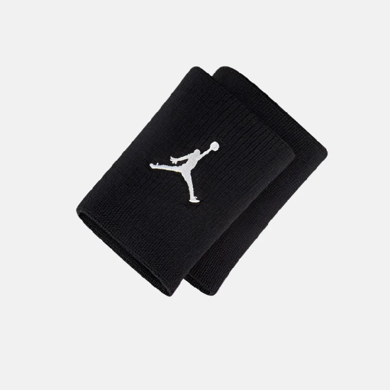 Reflective trail visor-Slim trail chest pads-Nike Jordan Jumpman Wristbands - Black/White