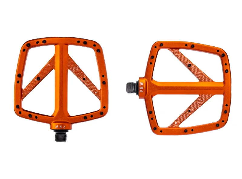 Stable MTB pedals-PNW Loam Alloy Flat Pedal - Blood Orange