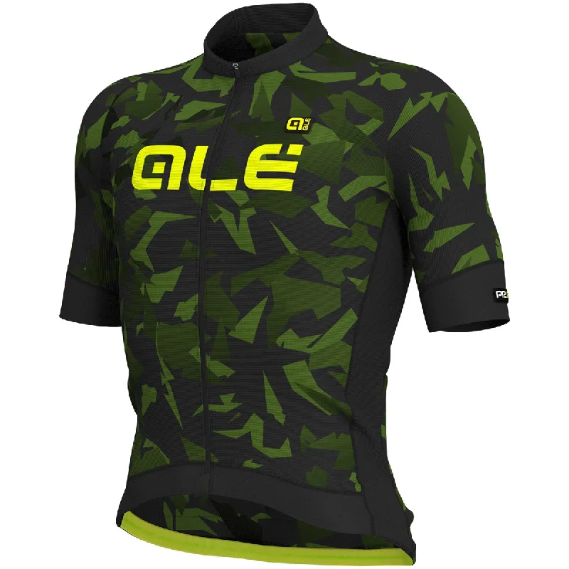 Slim first aid kit-cycling clothing for quiet rides-Maglia Ale Graphics PRR Glass - Verde