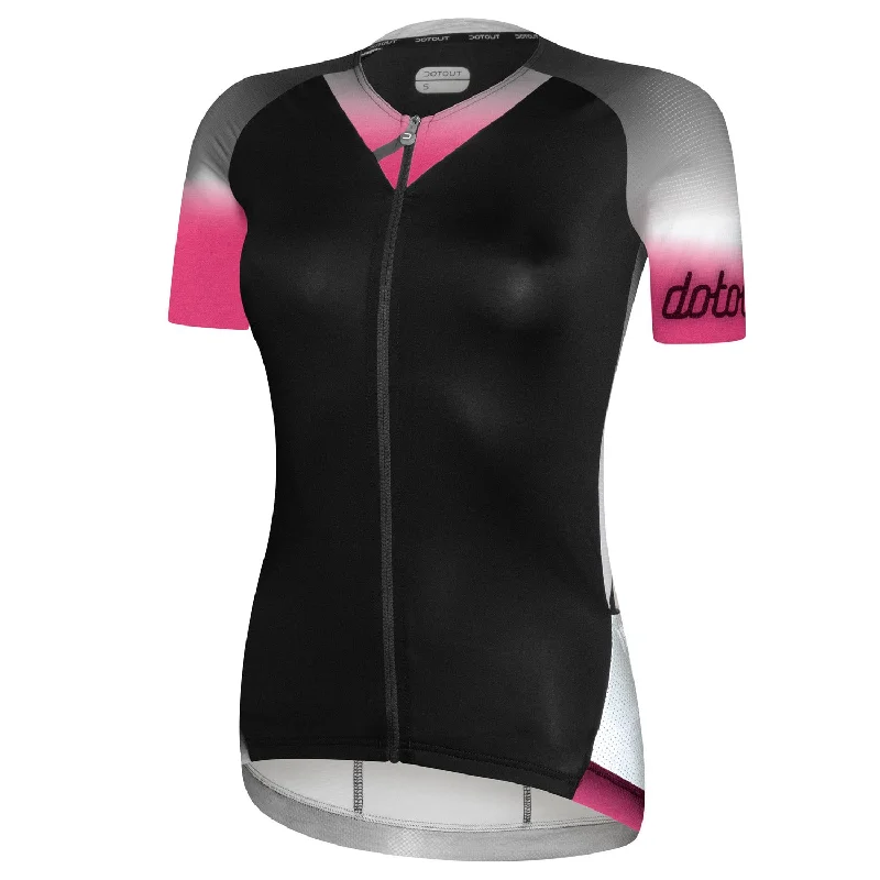 Grip-enhanced bike gloves-cycling clothing with sun zap-Maglia donna Dotout Star - Fucsia