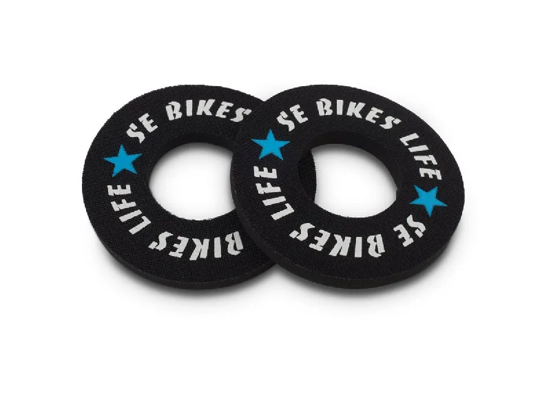 professional wear-resistant grips-Cooling trail bandana-SE Bikes Life Grip Donuts - Black