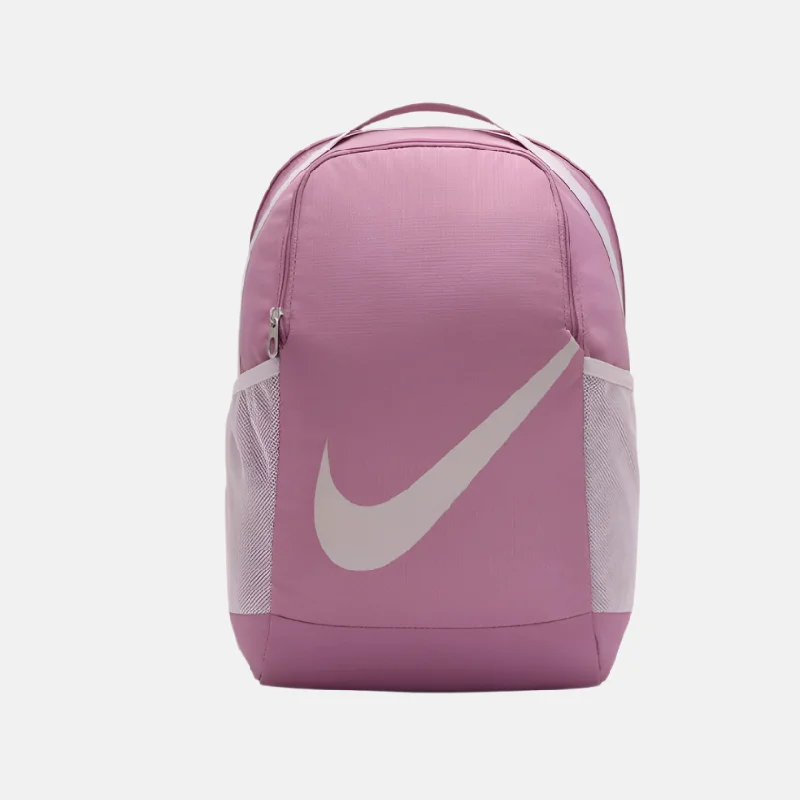 Thin seat cover-Breathable trail trunks-Nike Brasilia Kids' Backpack 18L -Plum Dust/Platinum Violet/Platinum Violet