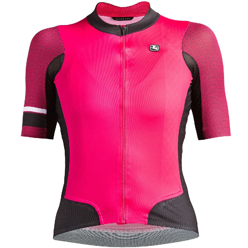 Tough trail gloves-cycling clothing with rich cushion-Maglia donna Giordana NX-G Air - Rosa