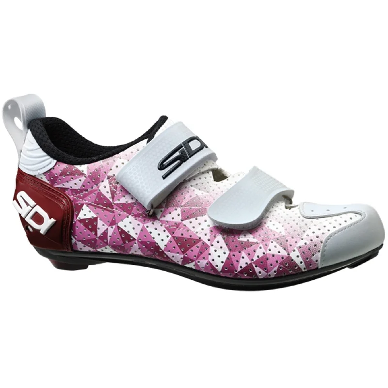 Neon trail headband-cycling clothing with breezy panels-Scarpe donna Sidi T-5 Air - Rosso bianco