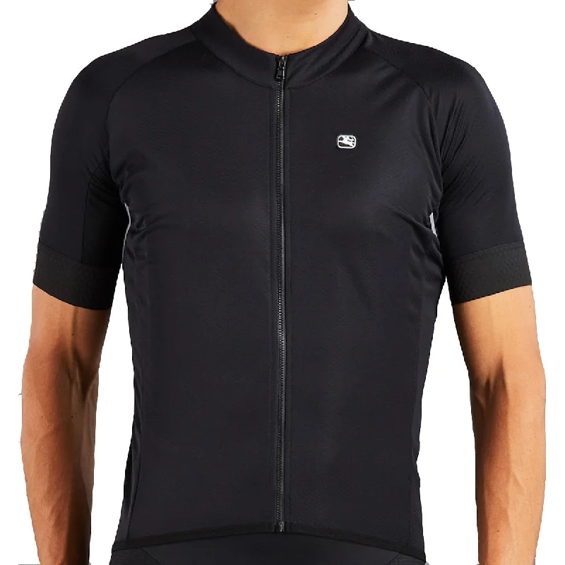 Breathable trail jersey-cycling clothing for tiny riders-Maglia Giordana Silverline - Nero