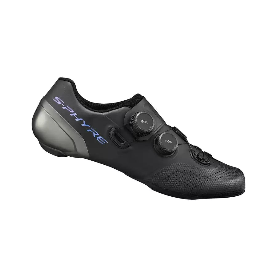 Airy bike tank top-cycling clothing with fierce jaunts-Shimano RC902 Sphyre Road Shoe - SMU - Wide - Black