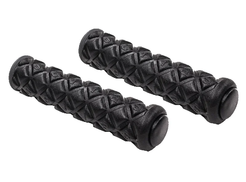 composite retro bicycle grips-Thin trail vest-Serfas Connector Grips - Black