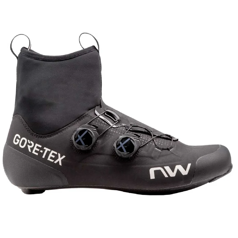 Firm trail inserts-cycling clothing with pack hues-Scarpe Northwave Flagship R GTX - Nero