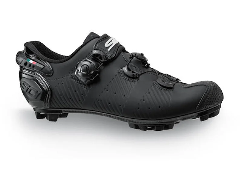 Sleek trail socks-cycling clothing with instant-dry tech-Sidi Drako 2S Clipless MTB Shoe - Black