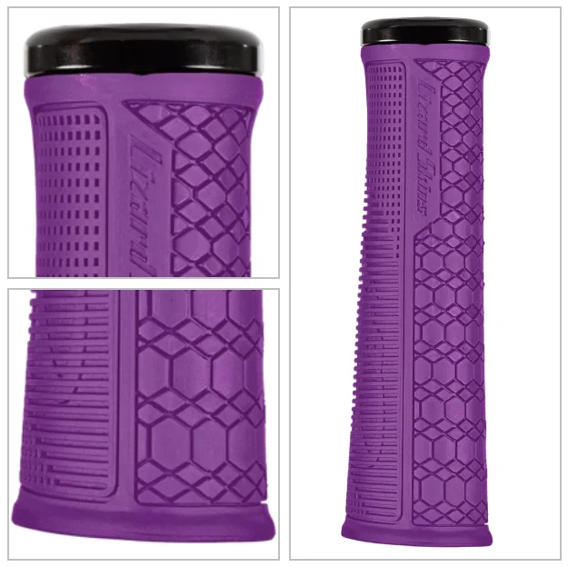 smooth polished bicycle grips-Lightweight neck warmer-Lizard Skins Gradient MTB Grip - Ultra Purple