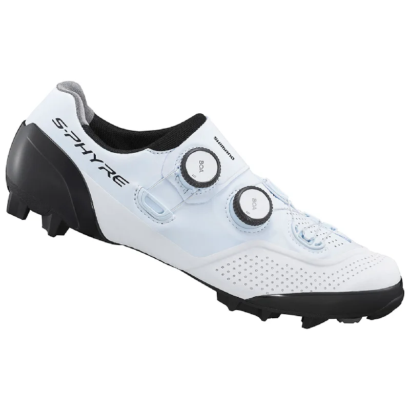 Cooling gravel gloves-cycling clothing with relaxed style-Scarpe Shimano MTB XC902 - Bianco