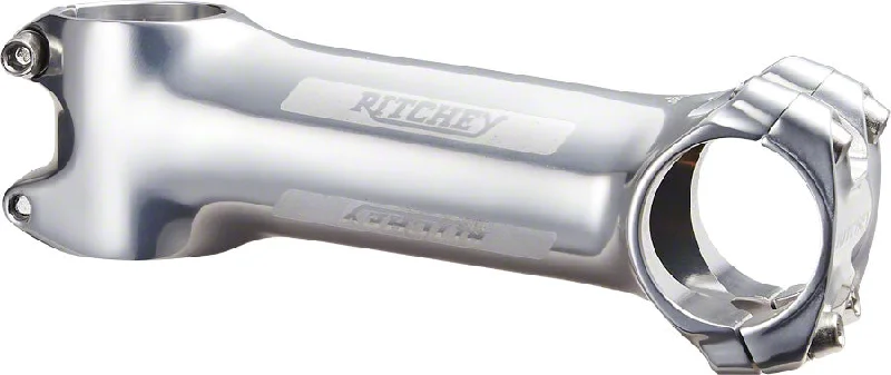 Lightweight seat lock-Padded trail jersey-Ritchey Classic C220 Stem - 100mm 31.8 Clamp +/-6 1 1/8" Aluminum Polished Silver