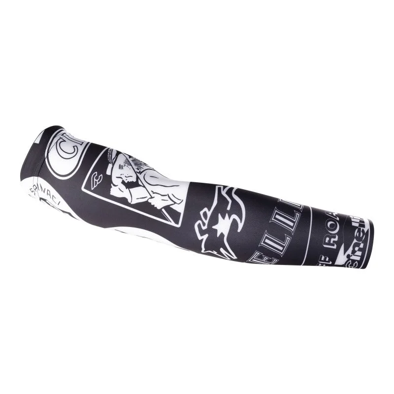 Soft trail straps-cycling clothing with fast pouches-Manicotti Cinelli Tempo - Nero bianco