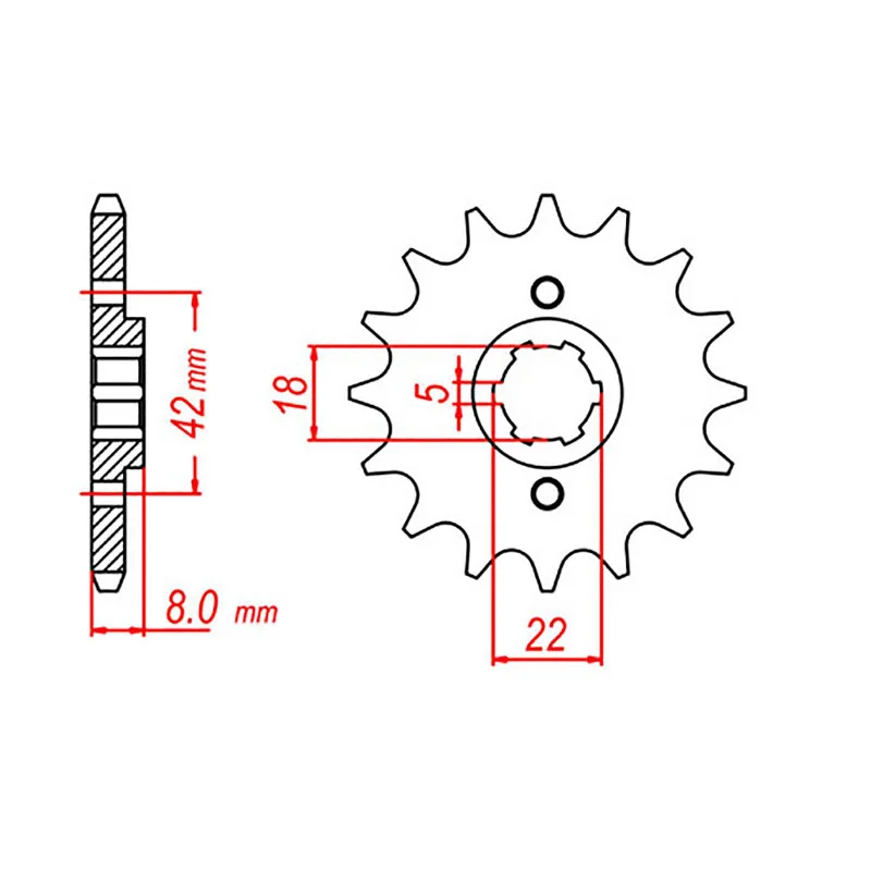 Breathable road shoes-Slim trail hip pads-MTX 431 Steel Front Sprocket #520 (13T) (10-30X-13)