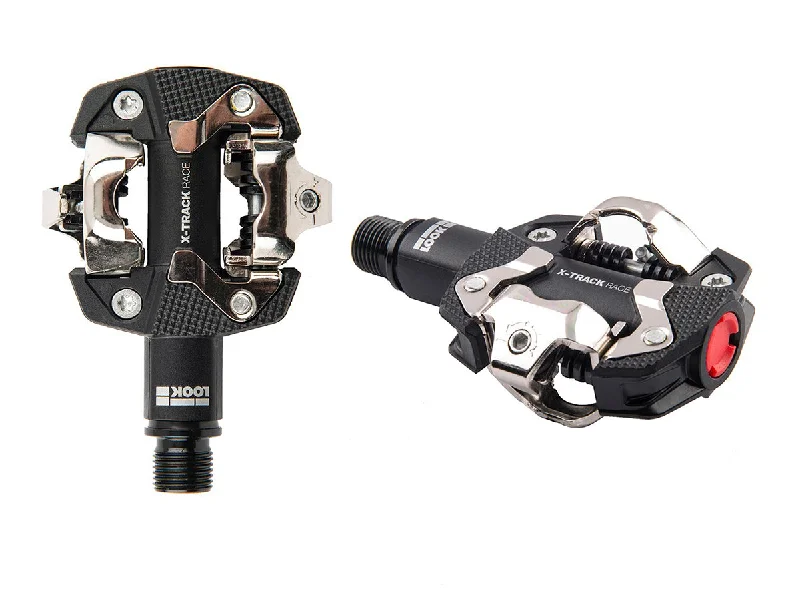 Lightweight seat clamp-Look X-Track Race MTB Pedals - Black