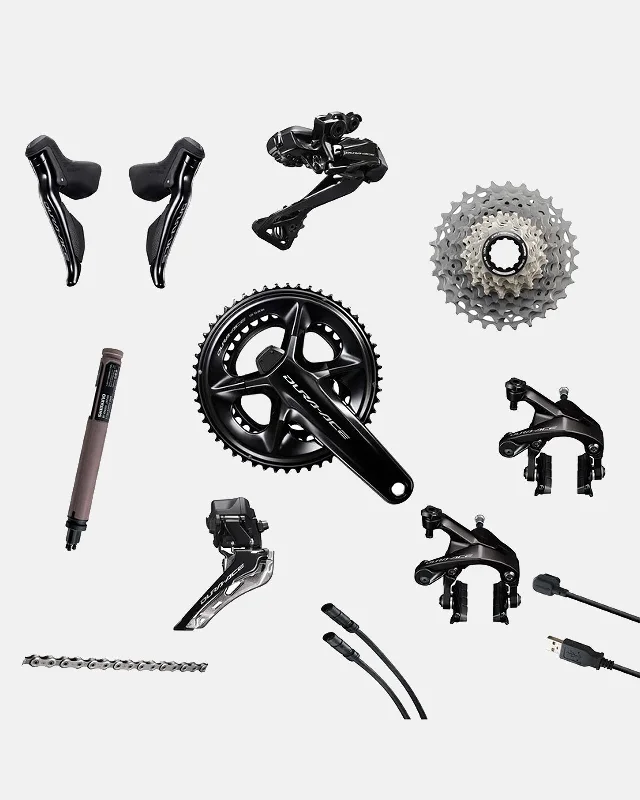 Lightweight tool sack-Bicycle brake rotor alignment torque guard-Shimano Dura-Ace R9250 Di2 12 Speed Groupset - Rim