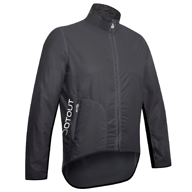 Windproof trail sleeves-cycling clothing with wild jaunts-Mantellina Dotout Tempo - Grigio