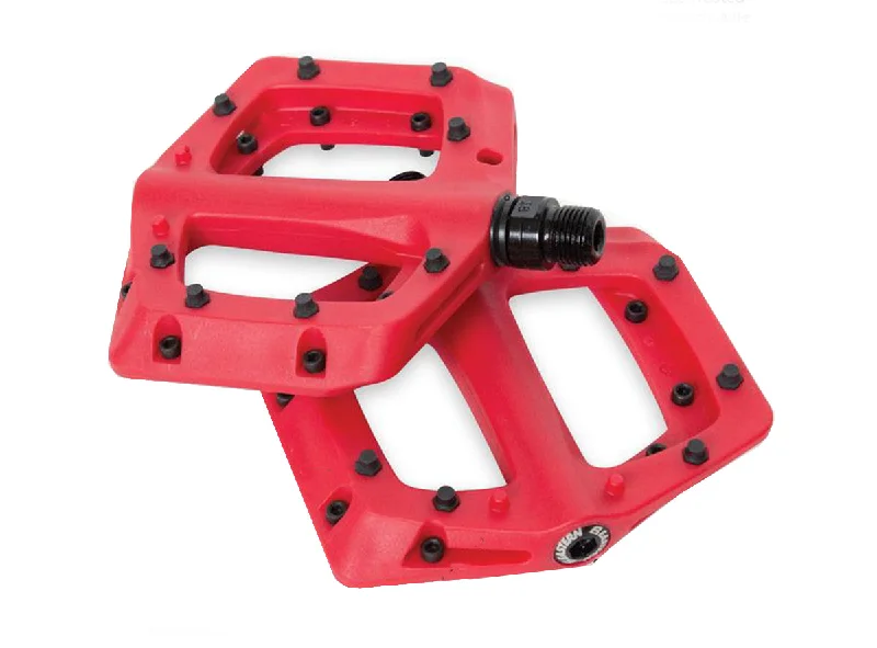 Stretchy arm straps-Eastern Linx MTB Flat Pedals - Red