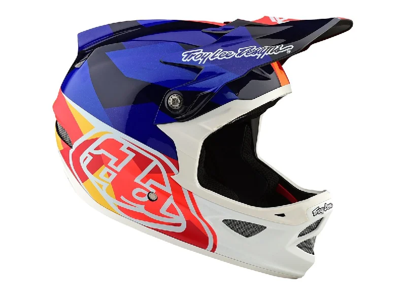 Lightweight rain shell-Bicycle helmet vault gaze-Troy Lee Designs D3 Carbon MIPS Full Face Helmet - Jet - 2019