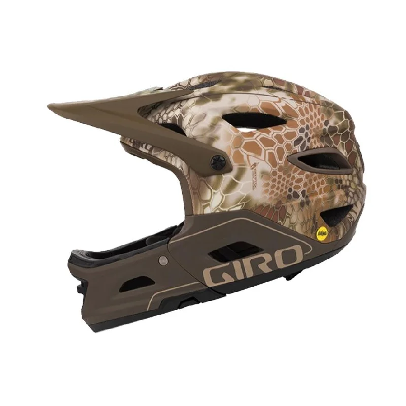 Reflective frame bands-Bicycle helmet bold guard-Giro Switchblade MIPS Full Face Helmet - Matt Kryptek