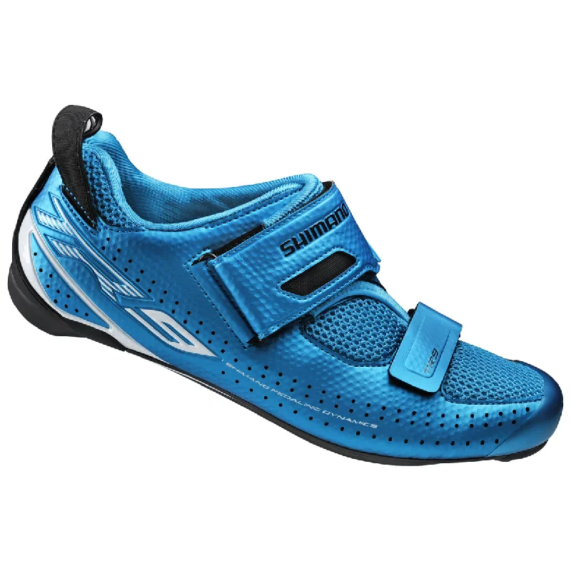 Lightweight seat lock-cycling clothing for wet regions-Shimano SH-TR9 Shoe Blue 49