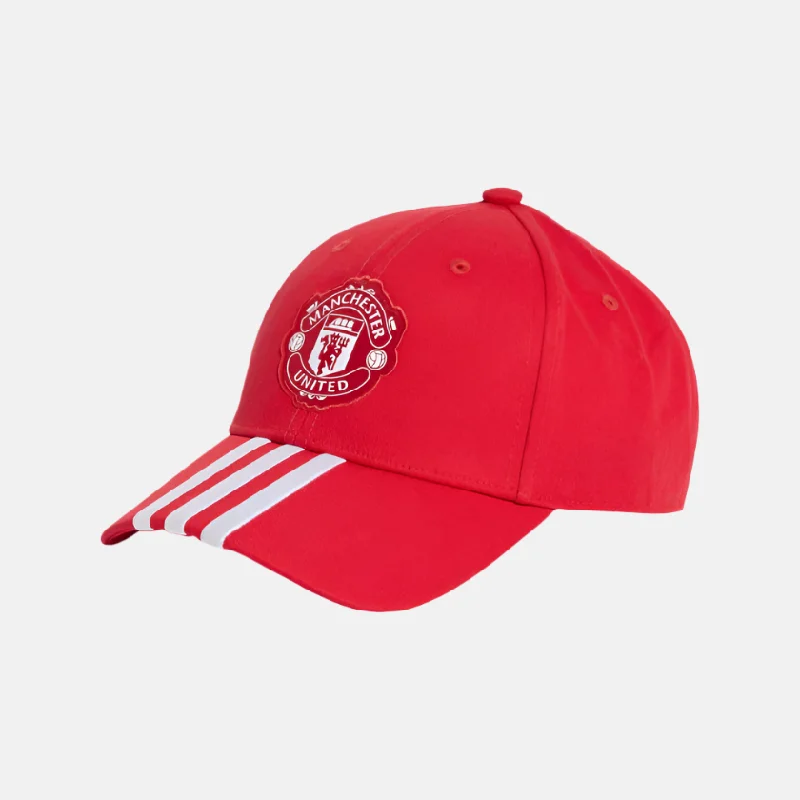 Ventilated bike cap-Elastic trail sleeves-Adidas Manchester United Home Baseball Cap -Mufc Red/White