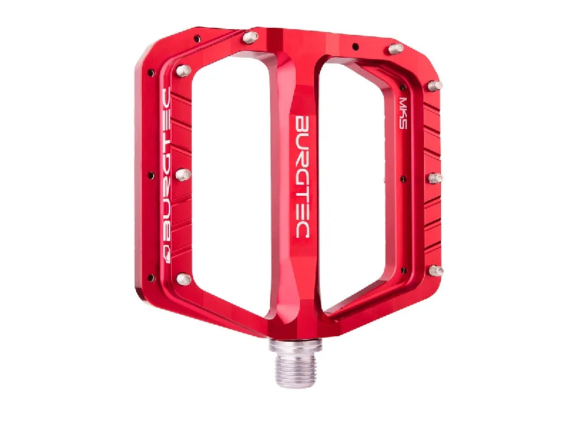 Neon pack cover-Burgtec Penthouse MK5 Flat Pedals - Race Red