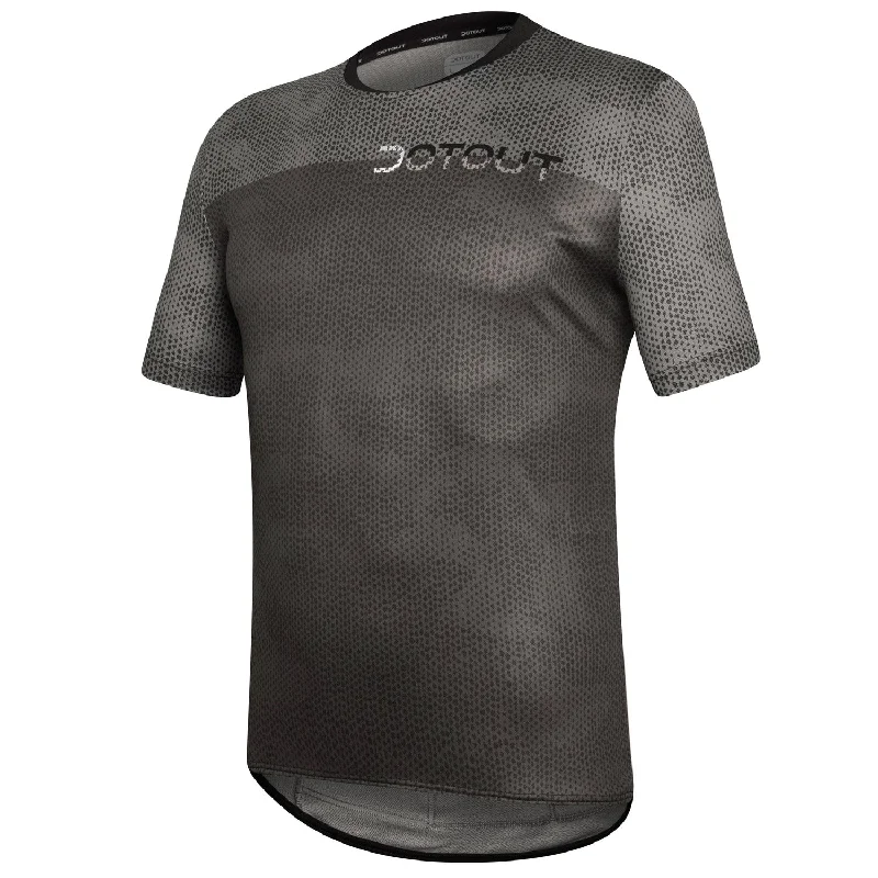 Thin bike shirt-cycling clothing with tough span-Maglia Dotout Flip - Dark grigio